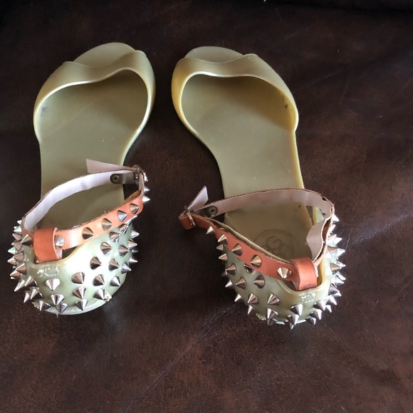 BCBGeneration Shoes - BCBG Generation Sexy Jelly with Gold Stuns